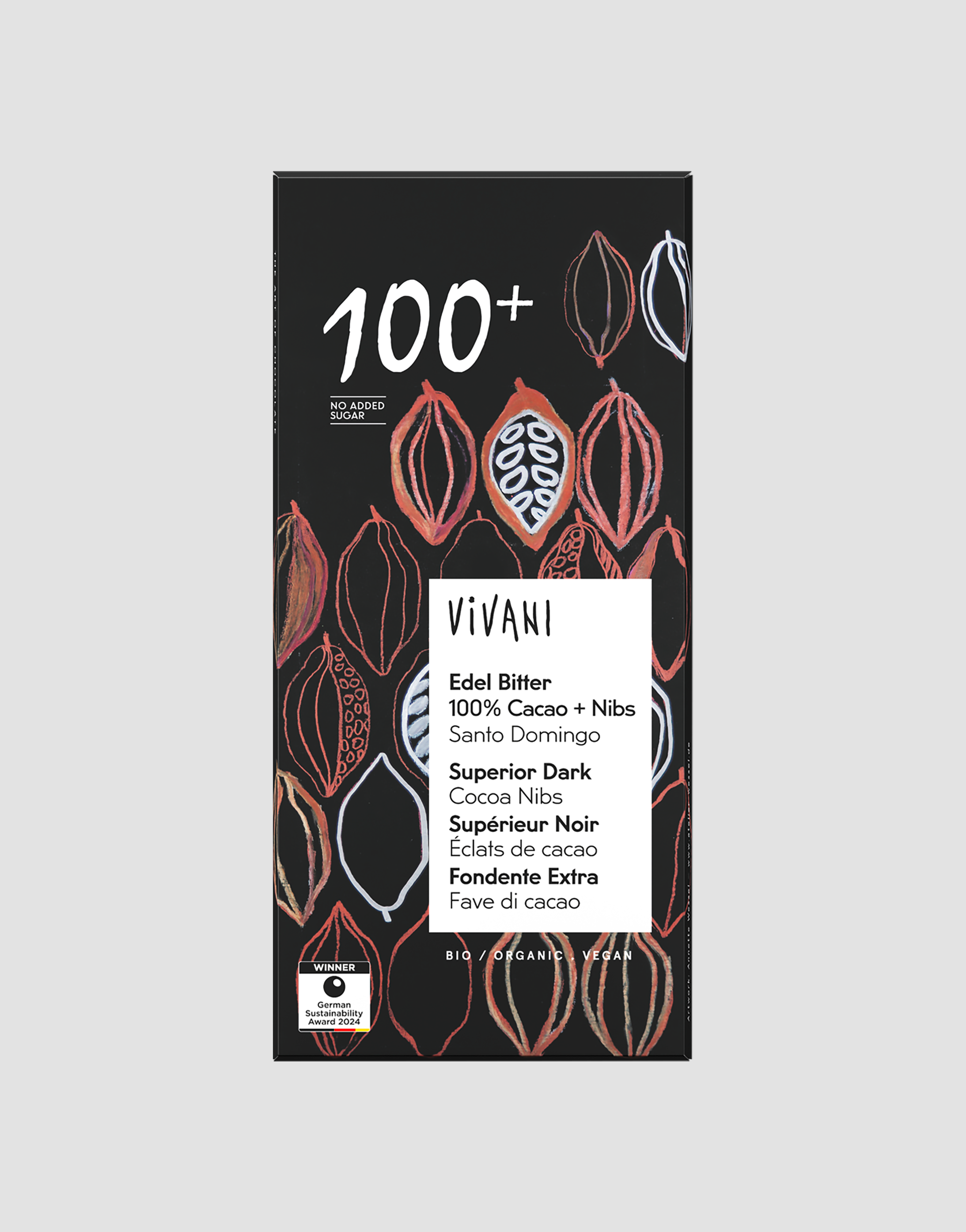 vivani-chocolate-negro-100-percent-vegan